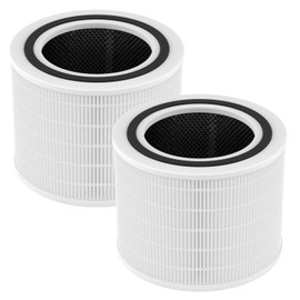 Core 200S True HEPA Replacement Filters Compatible with LEVOIT Core 200S Smart WIFI Air Purifier, 3-in-1 H13 True HEPA, Core 200S-RF Filters, 2 PACK