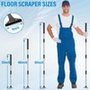 Greeily Floor Scraper Long Handle, 31" to 61" Floor Scraper