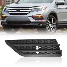 BXZ Front Bumper Insert Cover Fog Light Cover Left Hand Side Driver LH HO1038130 for 2016-2018 Honda Pilot