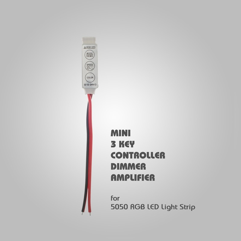 LED Strip IR Remote Dimmer for RGB LED Strip Light