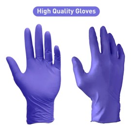 Guantes De Nitrilo Peipu Desechables, Extragrandes, 100 Unid