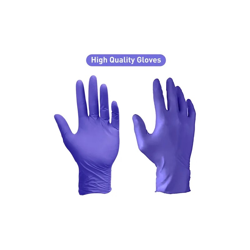 Guantes De Nitrilo Peipu Desechables, Extragrandes, 100 Unid