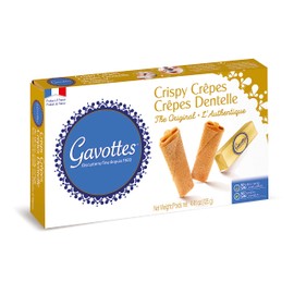 Gavottes Gourmet French Lace Crispy Crepes 2 pack - Individually Wrapped | Ready-to-eat crispy Crepes | Crispy Crepes From France | The Original Crepes Dentelle (2 Packs x 24 Crepes/ 2 x 4.41oz)