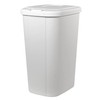 Hefty HFT-2166000-4 53-qt. Touch Lid Wastebasket, White