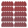 S SATC 100PCS Mouse Detail Sander Sandpaper Palm Mouse Sander