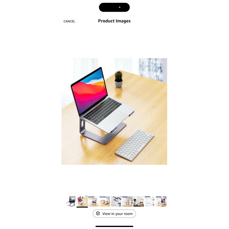 BESIGN LS03 Aluminum Laptop Stand, Ergonomic Detachable Computer B-Silver