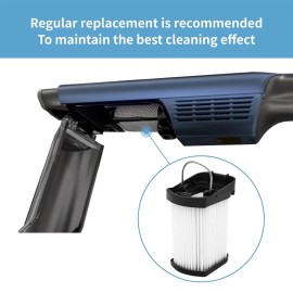 For Shark 4 Pack HEPA Filter for Shark Cordless Handheld Vacuum QV410QPL QV410QMG QV410QGR