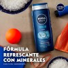 Jabón Corporal Nivea Men Fresh Ice Antibacterial, 500 Ml