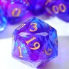 XENOLU DND Dice Set, Diamond Cut Sharp Edge Polyhedral Resin