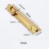 Leliafleury Door Lock Bolt 4 Inch Brass Door Latch Barrel