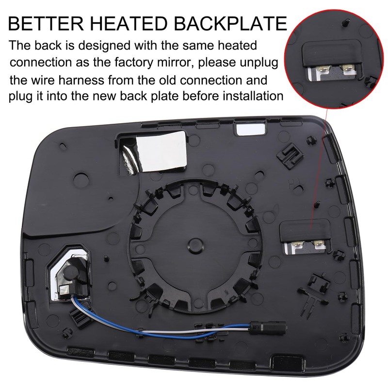 Passenger Side Mirror Replacement for 2019 2020 2021 2022 2023