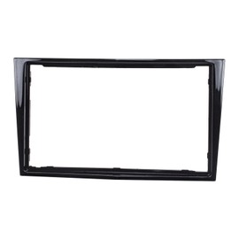 tomzz Audio 2439-139 Double DIN Radio Faceplate Compatible with Opel Antara Astra H Zafira B Corsa D Tigra Piano Lacquer Black