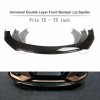 Unbranded Front Bumper Lip Spoiler Splitter Side Skirt For Vw