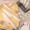 Astercook Knife Set for Kitchen with Block and Sharpener 22
