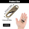 15-Piece Set of Heavy Duty Zipper Grippers, Universal Replacement Pull