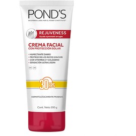 Pond's Crema Facial Rejuveness con Factor de Protección Solar 30, 200 g