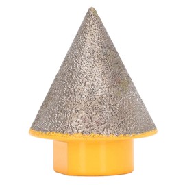 Broca de Fresado de Diamante, Broca de Chaflán de Biselado de 60 Grados para Agrandar, Pulir y Biselar los Orificios de Salida Mármol de Cerámica, Sierras Perforadoras