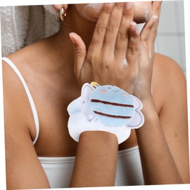 BIUDECO 4pcs Face Wash Wristband For Washing Face Pool Towel Bands Skincare Bubble Sweatbands Hairbands Wrist Bands Face Wash Headband Spa Headband for Washing Headbands Wand Flannel