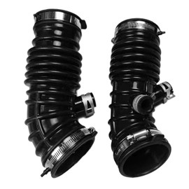 Right Left Rear Engine Air Intake Hose, Compatible with G35 2007 2008 3.5L V6,EX35 2008 2009 2010 2011 2012 Replace 16576-JK21A 16576-JK20A 16576-JK21B 16576-JK20B (2PCS)