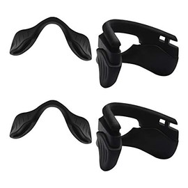 MYCOURAG Replacement Rubber Nose Pieces Compatible with Oakley Si M Frame 2.0 Sunglass - Black