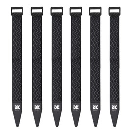 DOKEEP Elastic Belt, Elastic Band, Velcro Strap, Fastening, Load Tightening Belt, One-Touch Belt, Strong, Prevents Loads Collapse, Multi-Purpose Tool, Adjustable Length (Stretchable: 1.0 x 24.4 inches