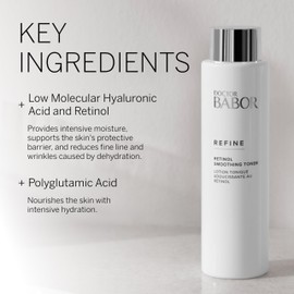 Doctor BABOR Refine Retinol Smoothing Toner, Travel Toner for Face, Hydrating and Reduces Winkles, Redness and Blemishes, 1 oz