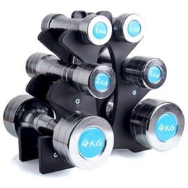 Dumbbell Rack, Weight Racks for Dumbbells 3 Tier, Dumbbell Stand,Dumbbell Rack for Home Gym, Weight Stand Holder PP 3 Tier 20kg Bearing Easy Assembly for Home Gym, Dumbbell Rack Stand