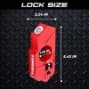 ToolWRX Motorcycle Lock Heavy Duty Anti Theft for Scooter &