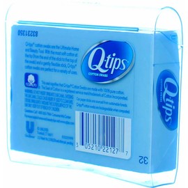 Q-tips Swabs Purse Pack 30 Each (Pack of 2)