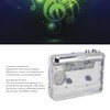 Portable Cassette Player, Stereo USB Cassette to MP3 Converter with