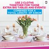 2pk Long Pink Table Cloth Party | 274 x 137cm