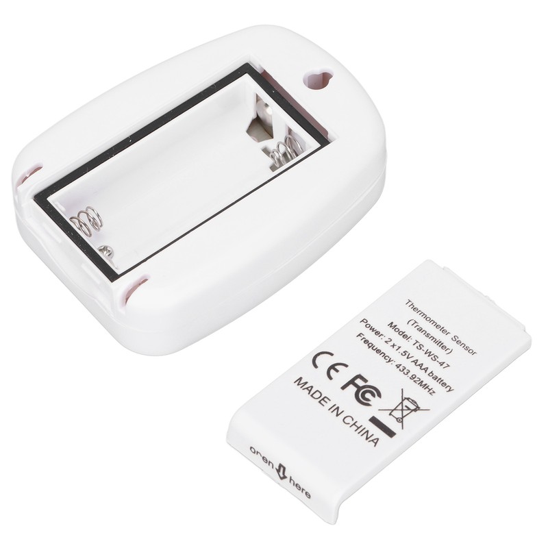 Wireless Electronic Thermometer Indoor Outdoor Home Digital Weather Station Clock