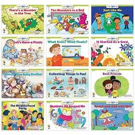 Creative Teaching Learn to Read Books Variety Pack 13 Guided Reading Level F (Phonics Skills, Sight Words, Vocabulary Words, Literary Concepts)