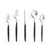 Uniturcky Matte Silverware Set, 10-Piece 18/10 Stainless Steel Satin Finish