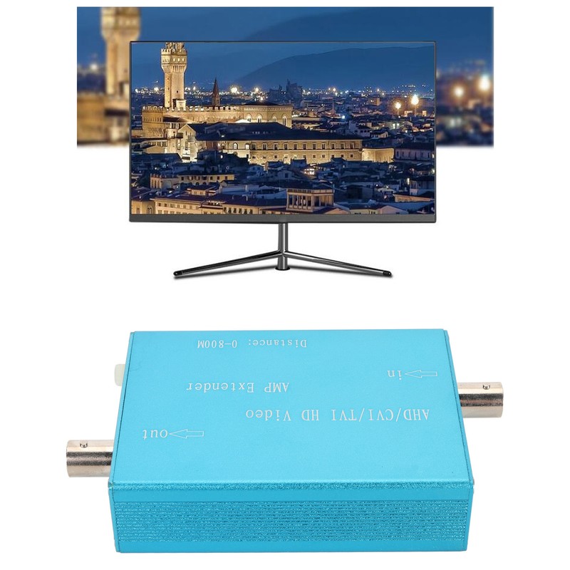 AHD CVI TVI High Definition Video Signal Amplifier Plug and