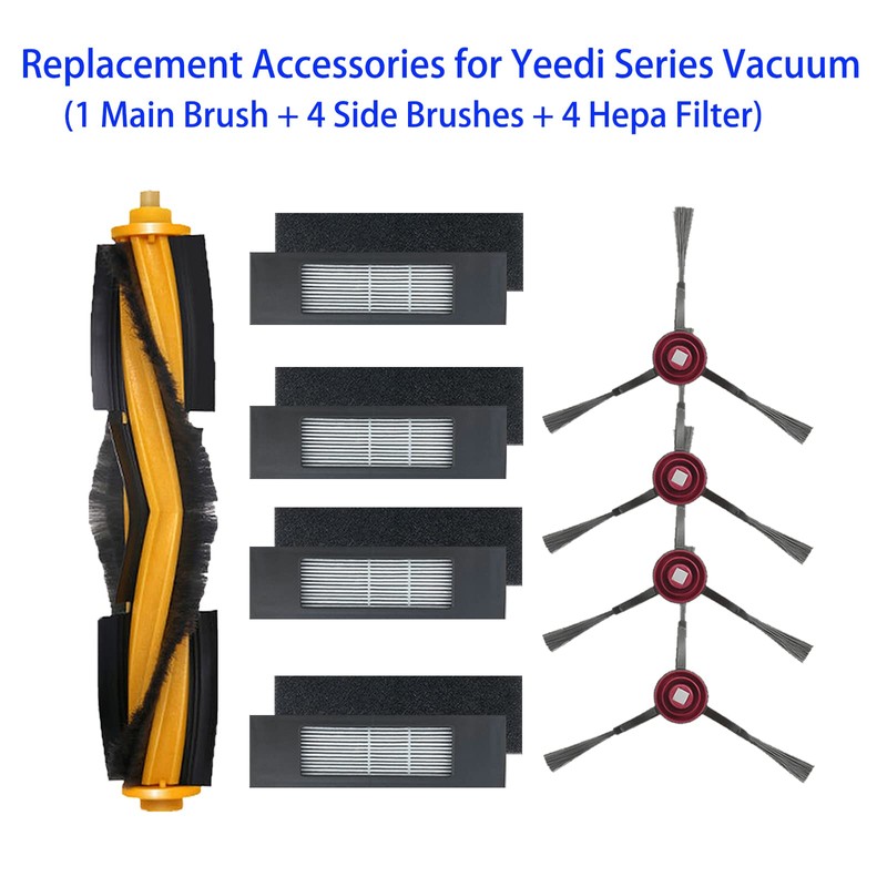 ZYBULSHJT Replacement Accessories Kit for Yeedi Vac/Vac X/Vac Max/Vac Station/Vac
