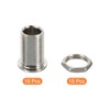 PATIKIL Pack of 30 2-in-1 round head hollow screws, through-through