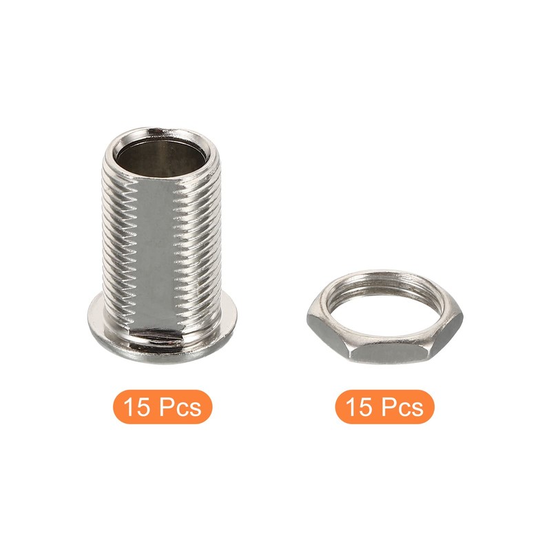 PATIKIL Pack of 30 2-in-1 round head hollow screws, through-through