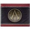 Assassins Creed Cast Metal Bronze Insignia Badge Wallet Bi-Fold ID