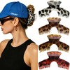 CHLINS 4 Pack 5" Hat-Friendly Claw Clips for Baseball Caps
