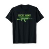 Lucky Arms Shamrock St. Patrick's Day 2nd Amendment T-Shirt