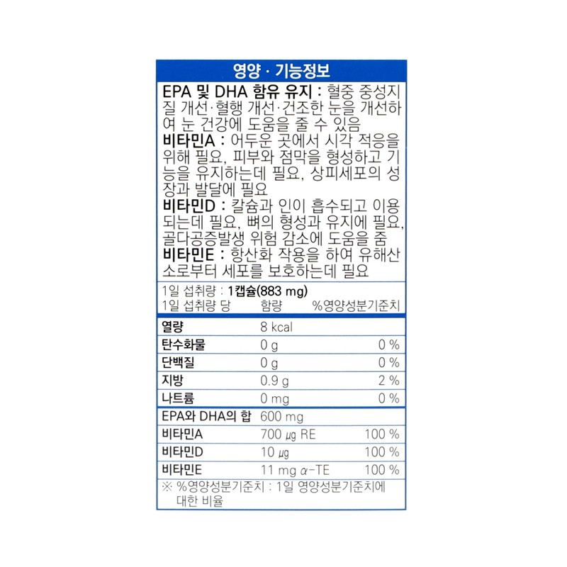 Chong Kun Dang Altige Omega 3 Vitamin D Supercritical RTG