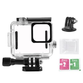 Waterproof Case for GoPro Hero Compact Waterproof Action Camera, Underwater Diving 50M/164FT Protective Housing Shell for Go Pro Hero Compact Action Camera with Bracket Accessories