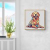 Wooden Jigsaw Puzzle, Loyal Golden Retriever Wooden Puzzle for Adults,