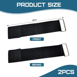 Pack of 2 Bicycle Pedal Straps, Velcro Strap with Buckle, Universal Rowing Machine, Foot Straps, Leg Training Bands, Adjustable Bicycle Stability Belts, Pedal Straps for Fitness, Home Training, Device