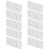 10Pcs Joining Plate Aluminum Flat Connecting Reinforcement Vertical Connection Tool
