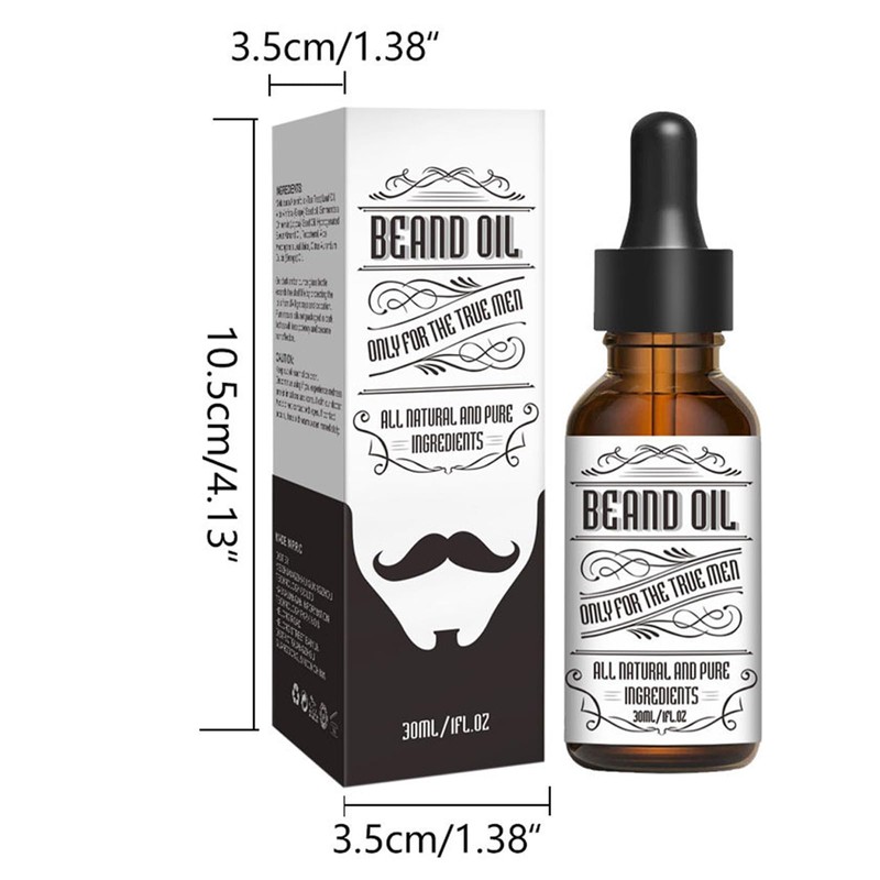 Rostblant Bartwuchs-Öl, Bartwuchs-Ätherisches Öl Bartwuchs, Männer-Haarwuchs, Bartöl Männer-Gesundheit Bartwuchs, nährendes