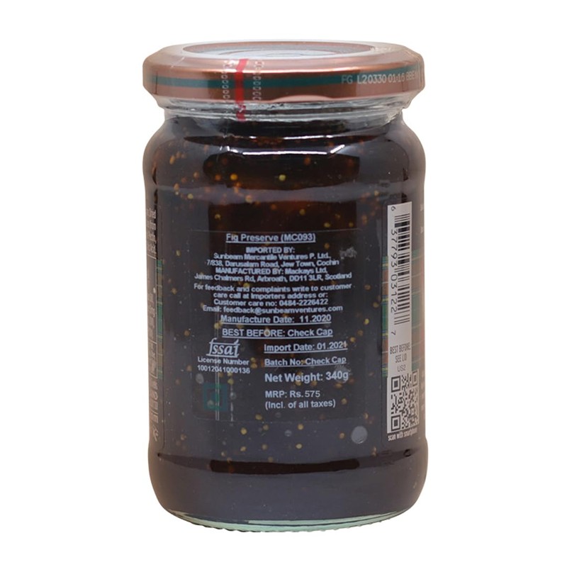 Mackays Fig Preserve, 12 Oz