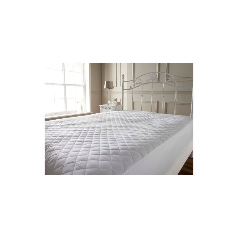 Textiles Direct Polycotton Quilted Mattress Protector Single Bed