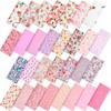 Tatuo 30 Pcs 10" Pink Theme Quilting Cotton Fabric Squares